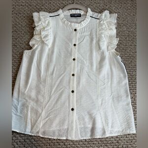 Karl Lagerfeld Elegant White Blouse